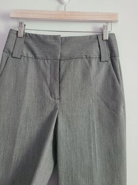 Express Women's Gray High Waist Flare  Pants Y2K Size 4